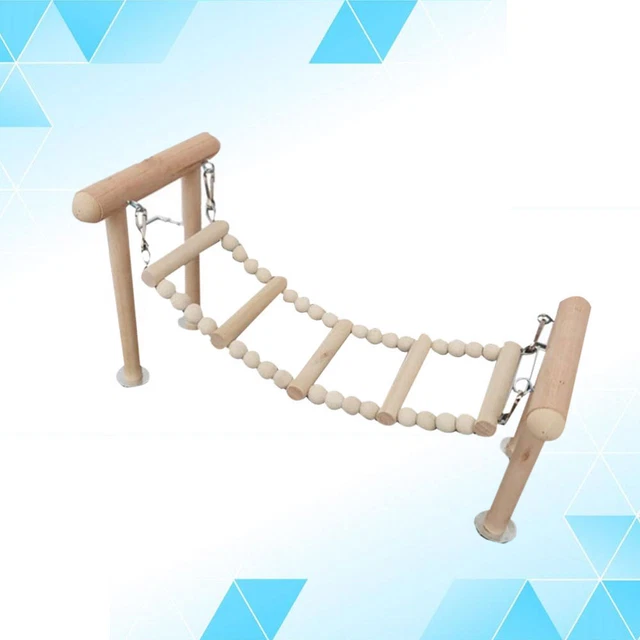 1pc Papageienständer Spielzeug Papagei Spielzeug Pet Vogel Leiter Brücke Hamster