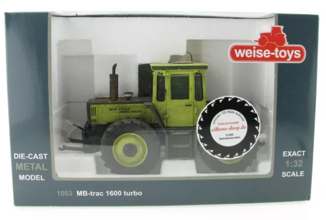 Weise-Toys MB-trac 1600 turbo 15.000 Betriebsstunden Eilbote limitiert 125 Stück