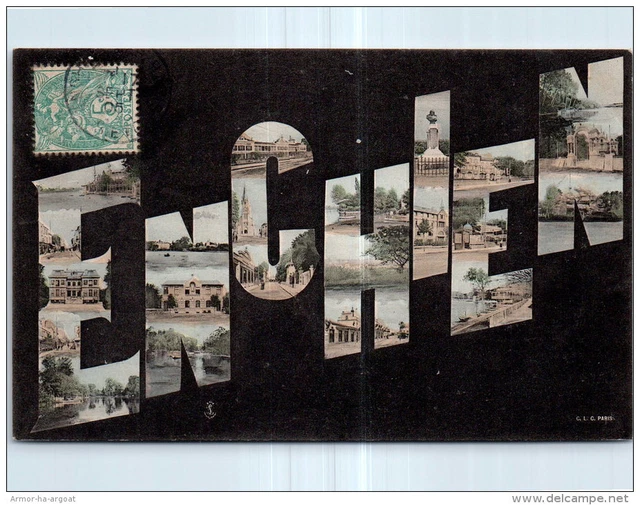 95 ENGHEIN - divers aspects de la ville --