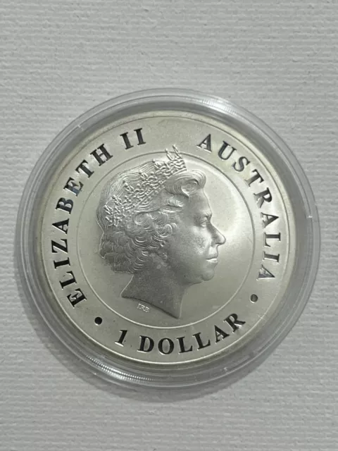 2014 Australian Saltwater Crocodile 1oz .999 Silver Bullion Coin ~ RARE FIND 2