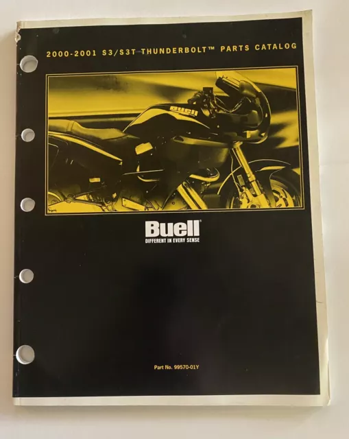 2000-2001 S3/S3T Thunderboldt Parts Catalog - Buell - Part No 99570-01Y