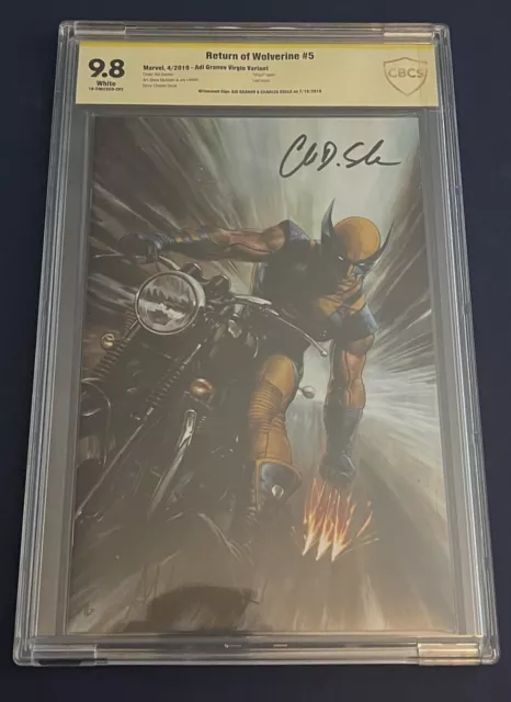 Return of Wolverine # 5 Granov Virgin Variant CBCS 9.8 Signed By Granov & Soule