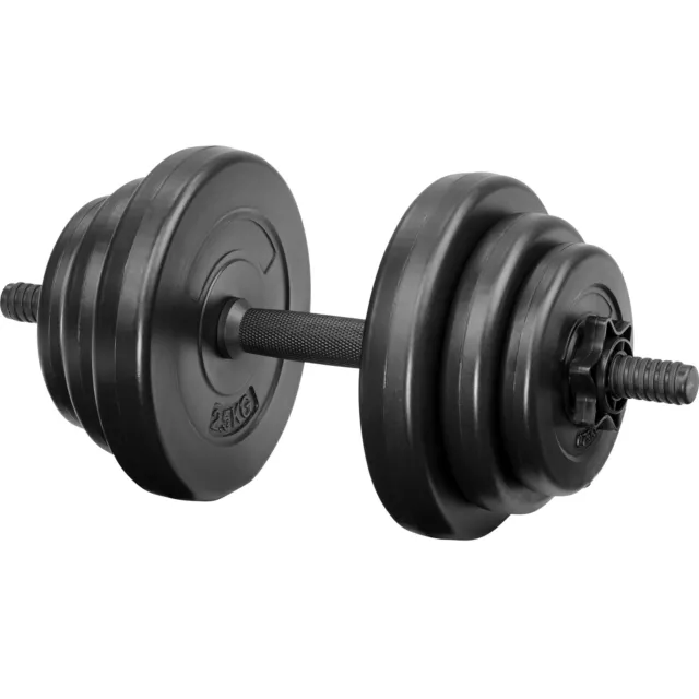 Lot de 2 haltères courts 2 x 20 kg (40kg) avec disques set musculation  fitness biceps