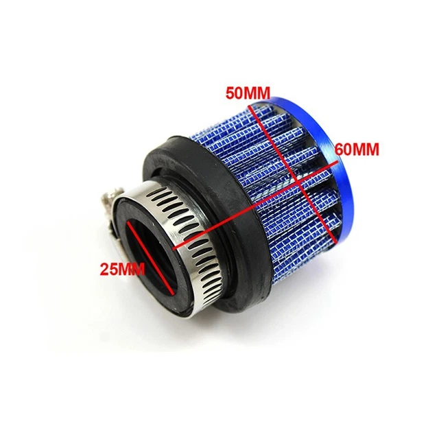 Universal 25mm Auto und für Motorrad Luftfilter maximale Luftreinigung