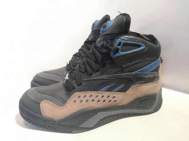 VINTAGE RARE REEBOK Pump Black Top Trainers 90s hexalite uk7 EUR