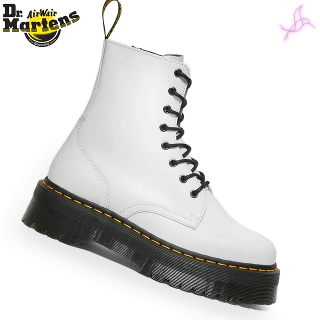 Bottines Dr Martens Jadon Femme Blanc 126512 Chaussures Original Outlet