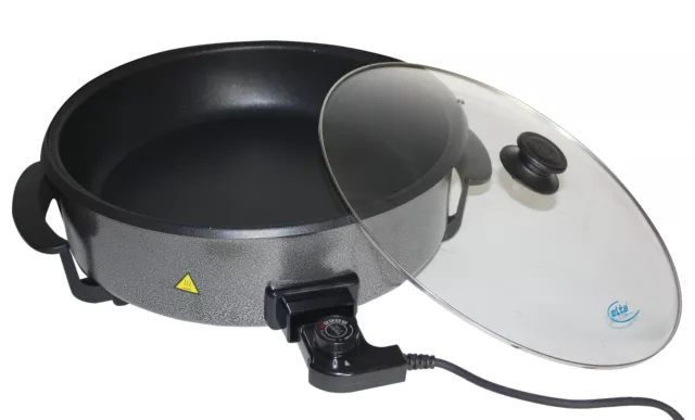 Elta Sartén de Fiesta Ø 42cm Eléctrica Bandeja para Pizza Multi Sárten 2