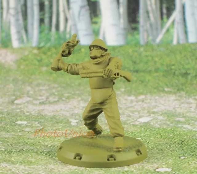 Dust Tactics SSU Close Combat Squad Fakyeli Soldier Figure K770