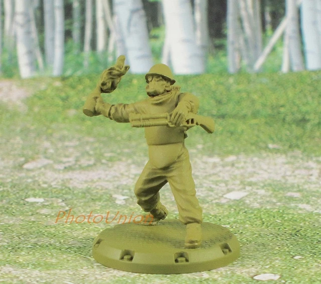 POUNDER / HOT DOG - Figurine walker Dust Tactics (1947) - Alliés - Jeux & Jouets