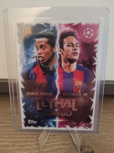 Combo Topps TOPPS MATCH ATTAX 2025/26 25/26 2026 Lethal Combo Ronaldinho Neymar Jr ...