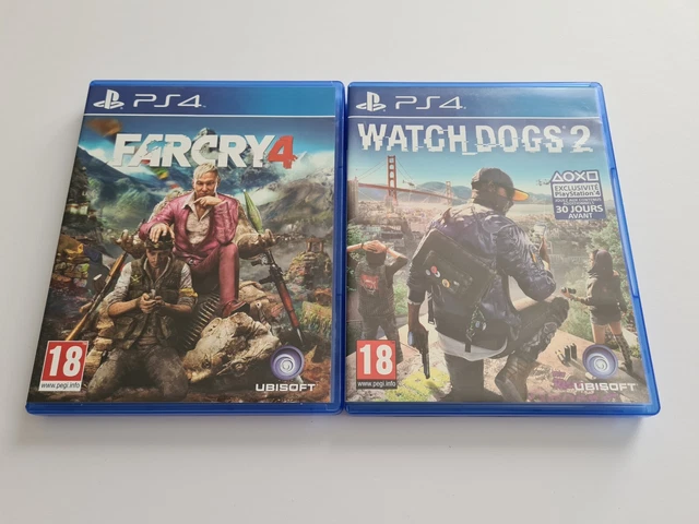 LOT Far Cry 4 et Watch Dogs 2 PS4 (d'autres lots en vente)