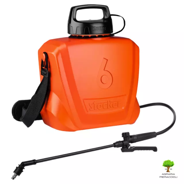 Pompa Irroratrice Elettrica Stocker 402 Thalia 6 Litri A Batteria Con Tracolla 2