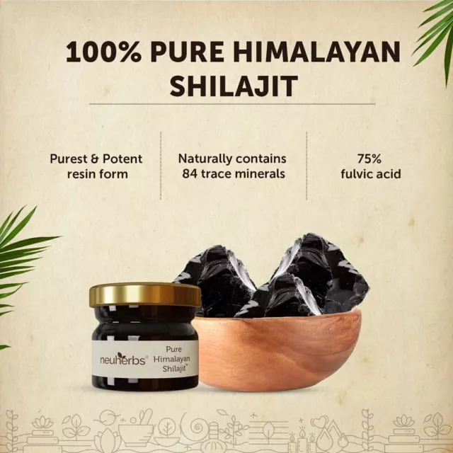 Shilajit pur de l'Himalaya, résine douce, biologique, extrêmement puissant,...