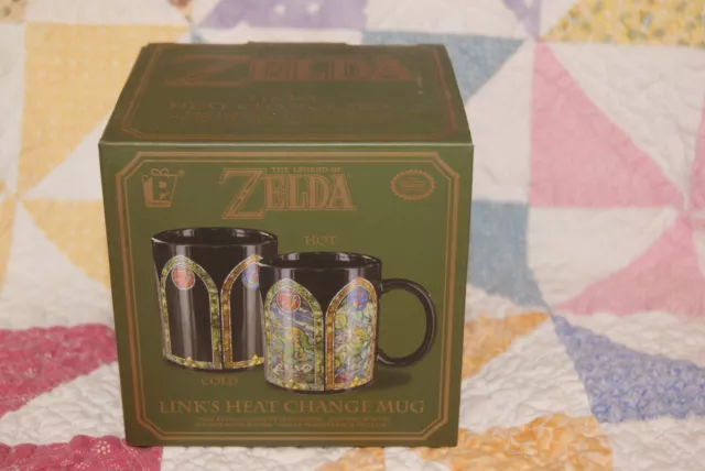 Legend Of Zelda Link Link's Heat Change Mug Cup Paladone NIB Gift Collectible