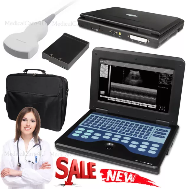 Portable Digital Ultrasound Scanner Laptop Machine+3.5M Convex Probe CMS600P2 CE