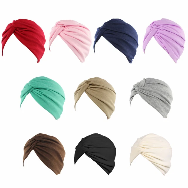 Bonnet chemo en coton bonnet turban capuche capuche souple CS