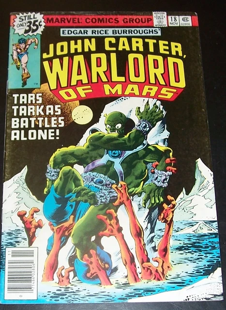 #18 vf, JOHN CARTER, WARLORD OF MARS, 1st Frank Miller, E R Burroughs, Bag&Board