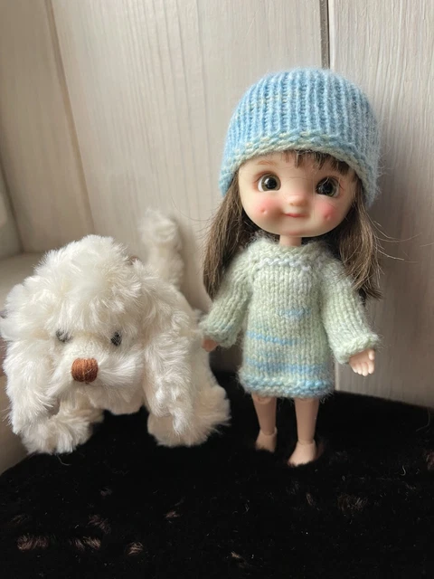 Tenue Complète En Laine Pour Poupée Sto Doll OB11 | 12 Cm | Vêtement Fait Main En France