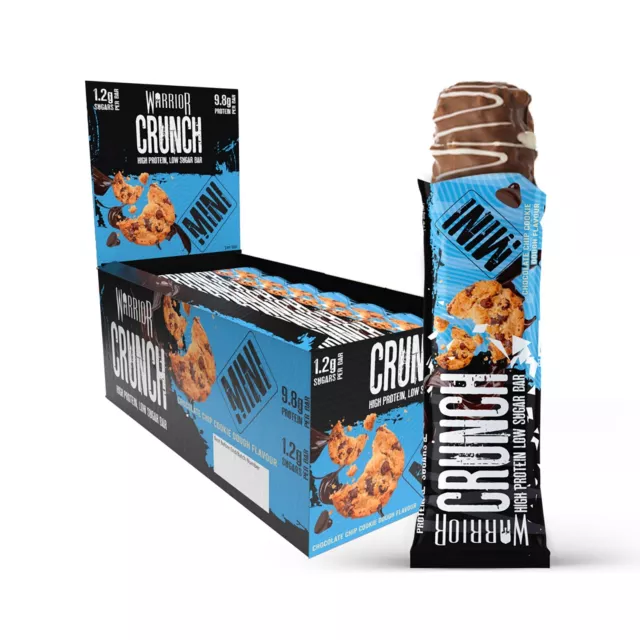 Short/Mini Snacksize Protein Bars 24 x 32g - Long Date - Choc Chip Cookie Dough