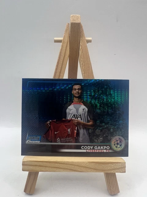 CODY GAKPO BLUE Prism 2022-23 Topps Stadium Club Chrome