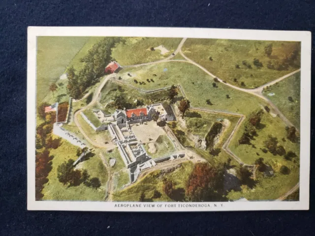 Airplane View Fort Ticonderoga NY New York 1920s