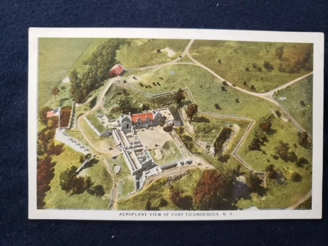 Airplane View Fort Ticonderoga NY New York 1920s