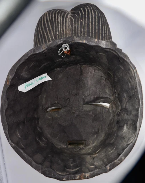 Punu Wooden Tribal Mask Gabon Africa 9