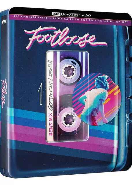 Footloose [4K Ultra HD + Blu-Ray-Édition boîtier SteelBook 40ème Anniversaire]