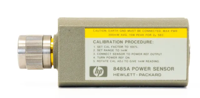 HP Agilent Keysight 8485A Average Power Sensor -30 +20 dBm 10 MHz 26.5GHz E4418B