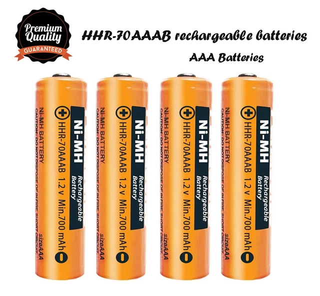 PANASONIC CORDLESS PHONES NIMH AAA 1.2V 700mahRechargeable Batteries
