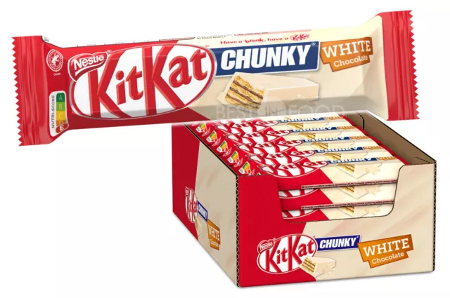 KitKat Chunky White Schokoriegel Knusperwaffel 24x 40g