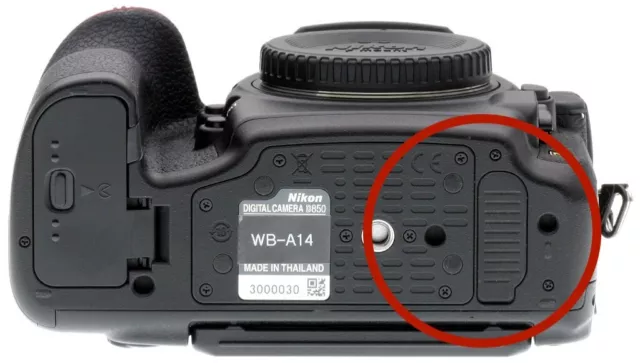 Nikon OEM Bottom Grip Port Access Rubber Cover For Nikon D850 D500 D750