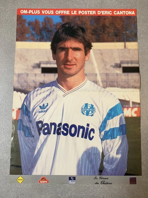 Chris Waddle et Éric Cantona anciens coéquipiers à l'Olympique de Marseille sous les couleurs de Sheffield Wednesday et de Manchester United