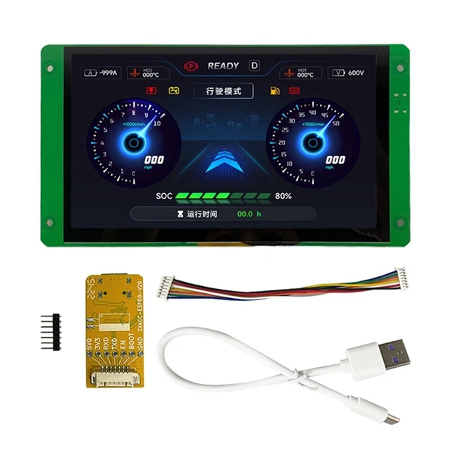 Schermo portatile da 7,0 pollici - Display capacitivo IPS 1024x600, secondo schermo con laptop