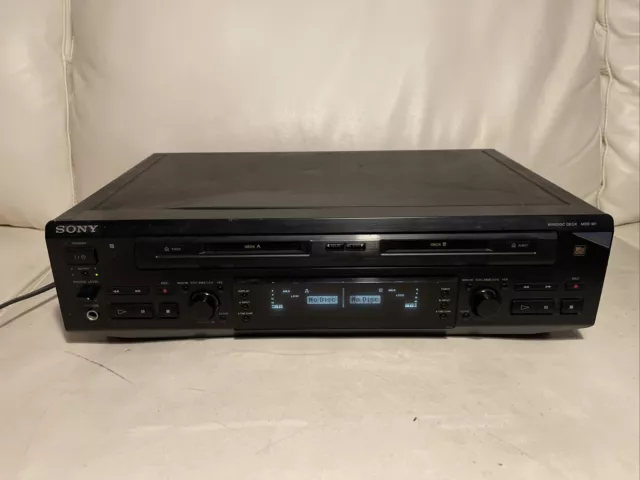 SONY MDS-W1 High-End Double Minidisc-Recorder / Player - vom Händler