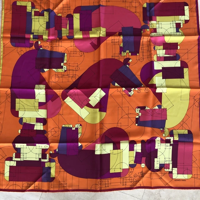Carré Hermès 90 'Kilim' En Soie - 90x90 Cm (34x34 Inches), Neuf Avec étiquettes, Très Coloré