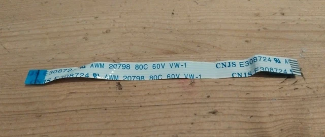 NAPPE 6 PINS CNJS E308724 AWM 20798 80C 60V VW-1 / 120mm x 7mm ...
