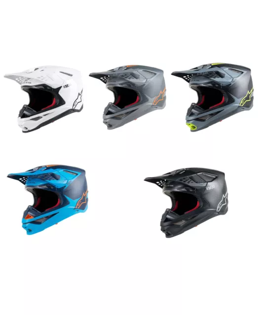 2019 Alpinestars S-M10 Supertech Helmet Offroad Motocross MX - Pick Size / Color