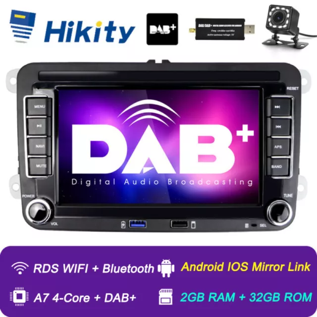 32GB Android Autoradio DAB+ für VW GOLF 5 6 Passat Polo Touran T5 GPS NAVI WiFi