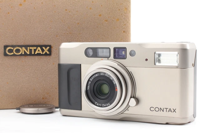 LCD Work [Near Mint in Box] Contax TVS Point & Shoot 35mm Film Camera From Japan