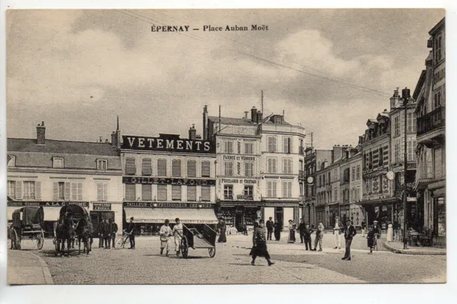 EPERNAY - Marne - CPA 51 - Commerces - Magasin Vetements Gilet Lafond Auban Moet