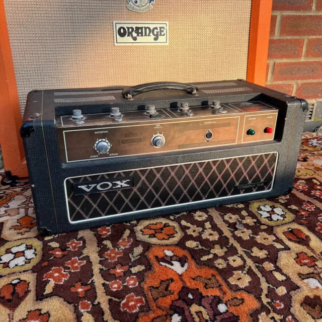 Vintage 1960er Vox Foundation Bassgitarre Solid State Verstärkerkopf
