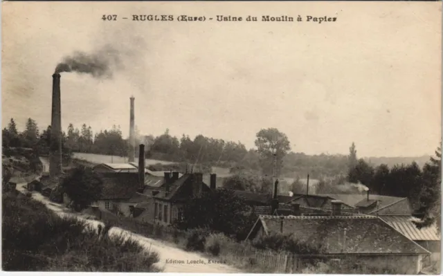 CPA AK Rugles-Usine du Moulin a Papier (43256)