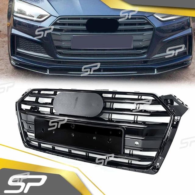 Auto Front Nebel Licht Lampe Abckung Waben Grill Stoßstange Grille Für Audi S5 A5 S-Line Stoßstange 2013 2014 2015 2016 8 T 0807682 M