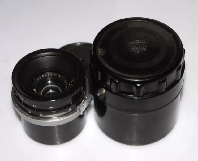 USSR Wide Angle Lens JUPITER-12 2.8/35 Kiev Contax Carl Zeiss Biogon successor