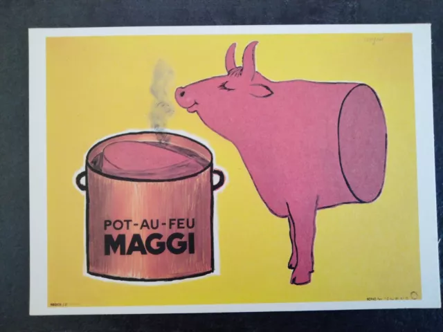 Cartes postale- SAVIGNAC/ Le-pot-au-feu Maggi / affiche 1960 - Ed.Savignac1983