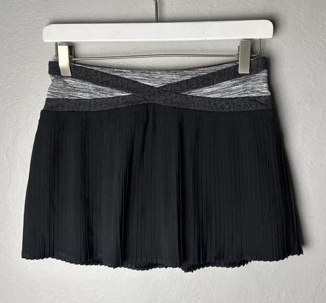 Ivivva By Lululemon Athletic Pleated Skirt Black Size 14