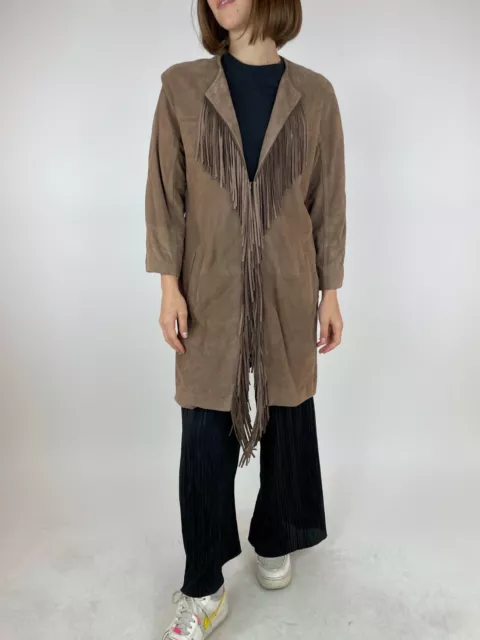 STEVE-K Womens suede western coat size F38