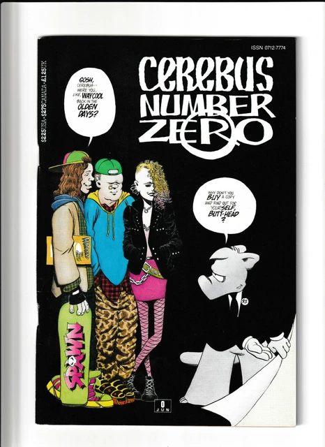 Cerebus Number Zero, Aardvark-Vanaheim, Dave Sim, Gebhard VF/NM y