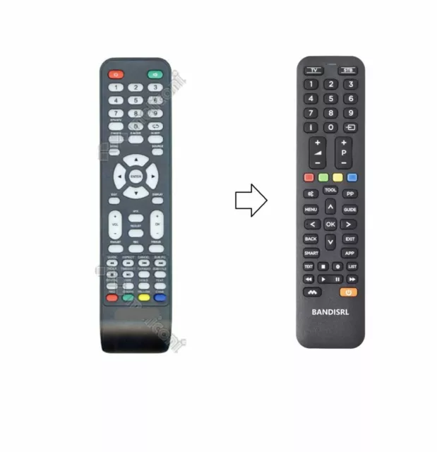 1168 Télécommande de Rechange Compatible Avec TV Grätz Gr 50E5200